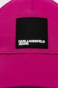 Karl Lagerfeld Jeans pamut baseball sapka 231J3401 rózsaszín AA00