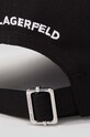 Хлопковая кепка Karl Lagerfeld 230W3401 чёрный