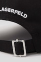 Bavlnená šiltovka Karl Lagerfeld 230W3401 čierna