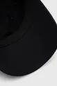 μαύρο Βαμβακερό καπέλο του μπέιζμπολ adidas