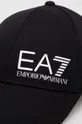 Bavlnená šiltovka EA7 Emporio Armani čierna