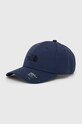 Шапка с козирка The North Face други тъмносин NF0A4VSV8K21
