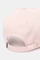 Akcesoria Lacoste czapka bejsbolówka bawełniana RK0440 różowy