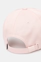 Akcesoria Lacoste czapka baseballowa bawełniana RK0440 różowy