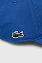 Аксесуари Бавовняна бейсболка Lacoste RK0440 блакитний