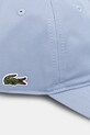 Lacoste baseball cap bawełniana RK0440 niebieski SS26