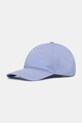 Lacoste czapka z daszkiem bawełniana niebieski RK0440