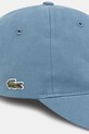 Lacoste czapka z daszkiem bawełniana RK0440 niebieski SS26
