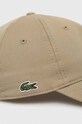 Lacoste czapka z daszkiem bawełniana RK0440 zielony SS25