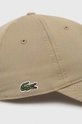 Lacoste șapcă de baseball din bumbac verde