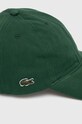 Pamučna kapa sa šiltom Lacoste RK0440 zelena SS25