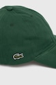 Pamučna kapa sa šiltom Lacoste RK0440 zelena AW25