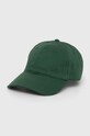 Хлопковая кепка Lacoste хлопок зелёный RK0440