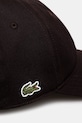 Lacoste czapka z daszkiem bawełniana RK0440 brązowy AW25