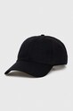 Бавовняна бейсболка Lacoste бавовна чорний RK0440