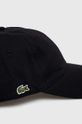 Lacoste czapka z daszkiem bawełniana RK0440 czarny SS25