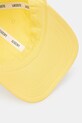 Lacoste baseball cap bawełniana żółty RK0491