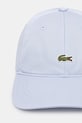 Lacoste baseball cap bawełniany RK0491 niebieski SS26