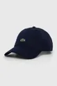 blu navy Lacoste berretto da baseball in cotone Unisex
