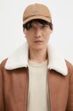 Lacoste șapcă de baseball din bumbac RK0491 maro