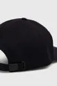 Βαμβακερό καπέλο του μπέιζμπολ Lacoste μαύρο