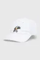 biały Lacoste czapka bawełniana x Netflix Unisex
