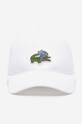 Accessori Lacoste berretto in cotone x Netflix RK7743 bianco
