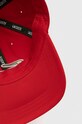 Lacoste czapka z daszkiem bawełniana czerwony RK9871