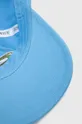 modrá Bavlněná baseballová čepice Lacoste