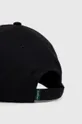 Bombažna bejzbolska kapa Lacoste črna