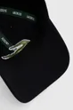 czarny Lacoste czapka z daszkiem bawełniana