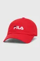 червоний Бавовняна бейсболка Fila Unisex