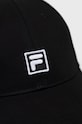 Fila czapka z daszkiem bawełniana Botad FCU0071 czarny SS25