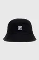 чорний Бавовняний капелюх Fila Unisex