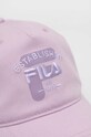 Хлопковая кепка Fila FCU0086 фиолетовой SS23