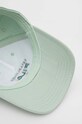 Fila czapka z daszkiem bawełniana turkusowy FCU0086