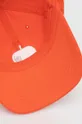 pomarańczowy United Colors of Benetton czapka z daszkiem bawełniana
