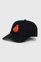 μαύρο Βαμβακερό καπέλο του μπέιζμπολ United Colors of Benetton Unisex