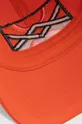 πορτοκαλί Βαμβακερό καπέλο του μπέιζμπολ United Colors of Benetton