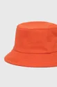 United Colors of Benetton kapelusz bawełniany pomarańczowy