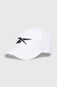 Reebok czapka z daszkiem aplikacja biały H44949