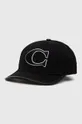 μαύρο Βαμβακερό καπέλο του μπέιζμπολ Coach Unisex