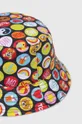 πολύχρωμο Αναστρέψιμο βαμβακερό καπέλο Moschino