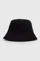 Αναστρέψιμο βαμβακερό καπέλο Moschino μαύρο