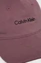 Calvin Klein Performance czapka z daszkiem CK Athletic fioletowy