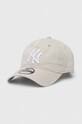 Хлопковая кепка New Era хлопок серый 60348843.STNWHI