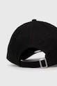 Akcesoria New Era czapka z daszkiem bawełniana 60348852.BLKWHI czarny