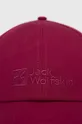 Jack Wolfskin czapka z daszkiem różowy