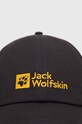 Jack Wolfskin sapca 1900673 gri SS23