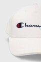 Pamučna kapa sa šiltom Champion 800712 bijela SS23